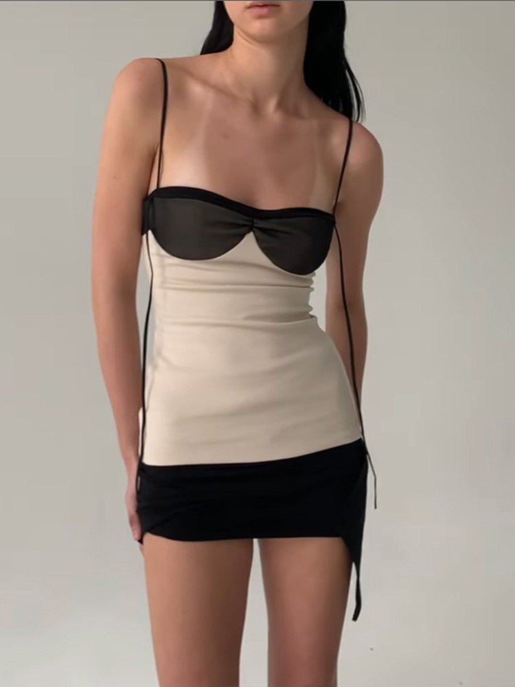 Quinn Patchwork Camisole Dress