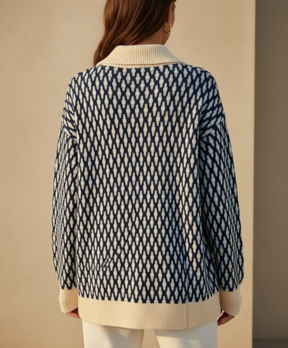 Jennifer Flat Collar Sweater