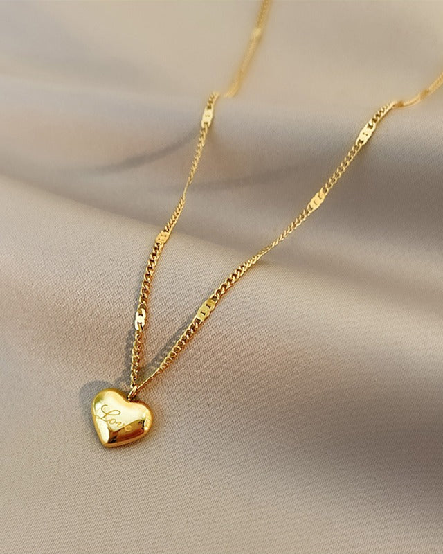 Vintage Love Heart Necklace