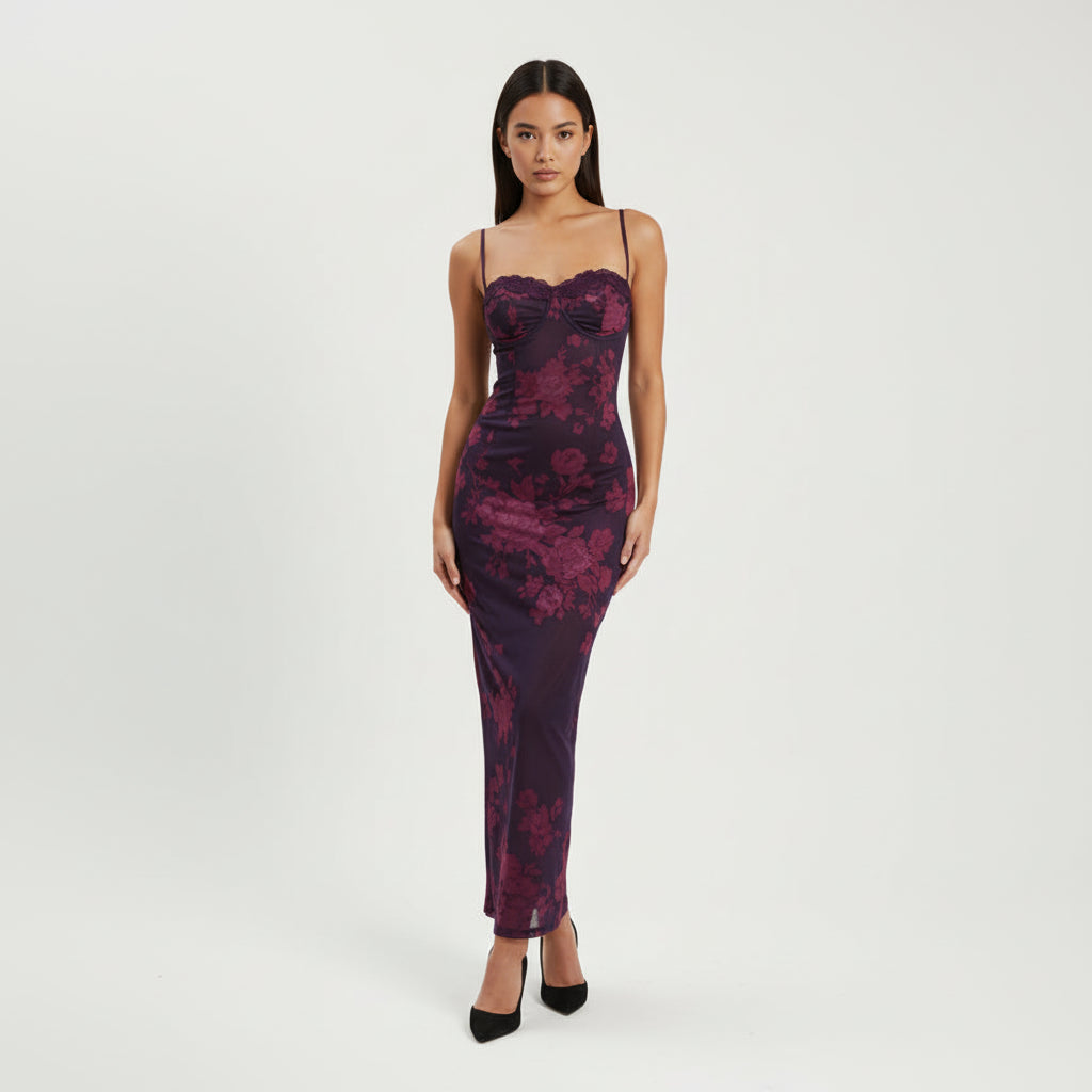 Barsa Lace Tube Dress