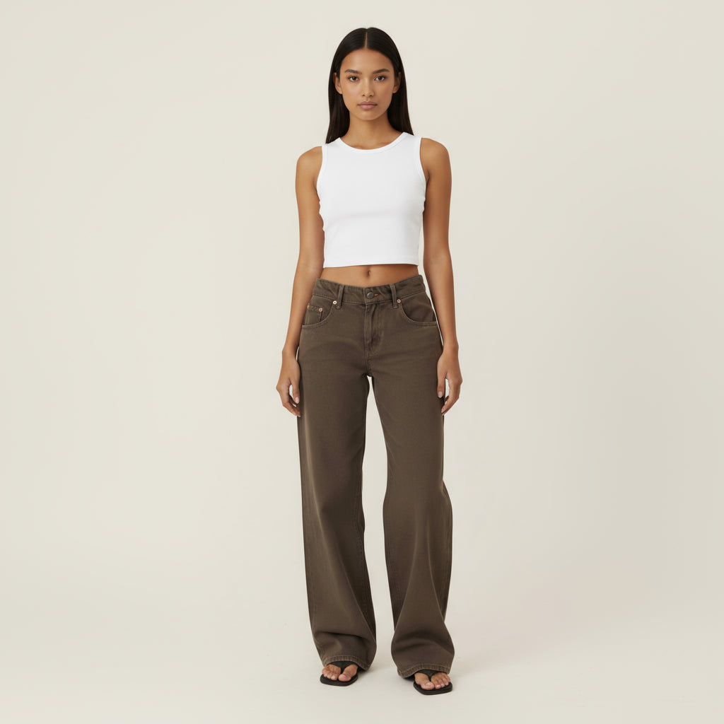 Logan Low Rise Wide Leg Jeans