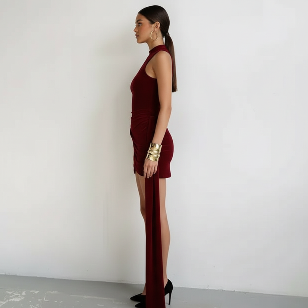 Kim Round Neck Sleeveless Dress