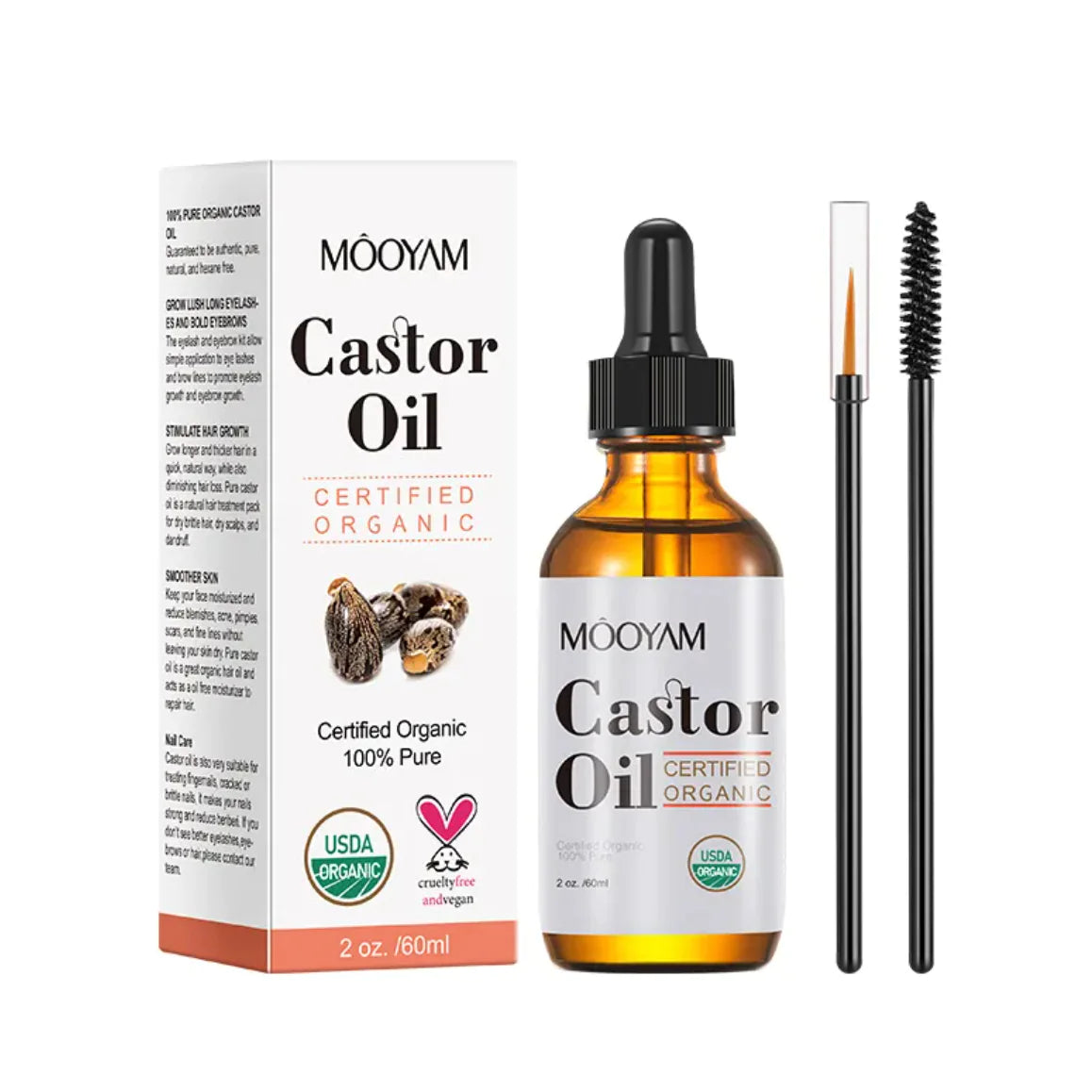 Pure Castor Oil – Multi-Purpose Hair & Skin Care