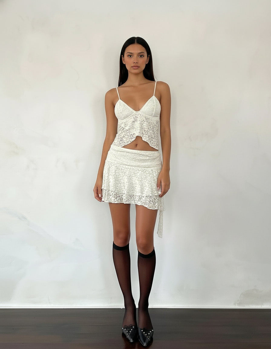 Fiona Floral Lace Top