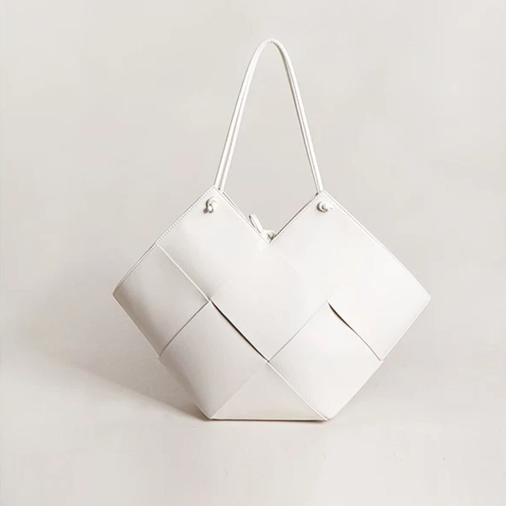 Mica Woven Soft Leather Handbag