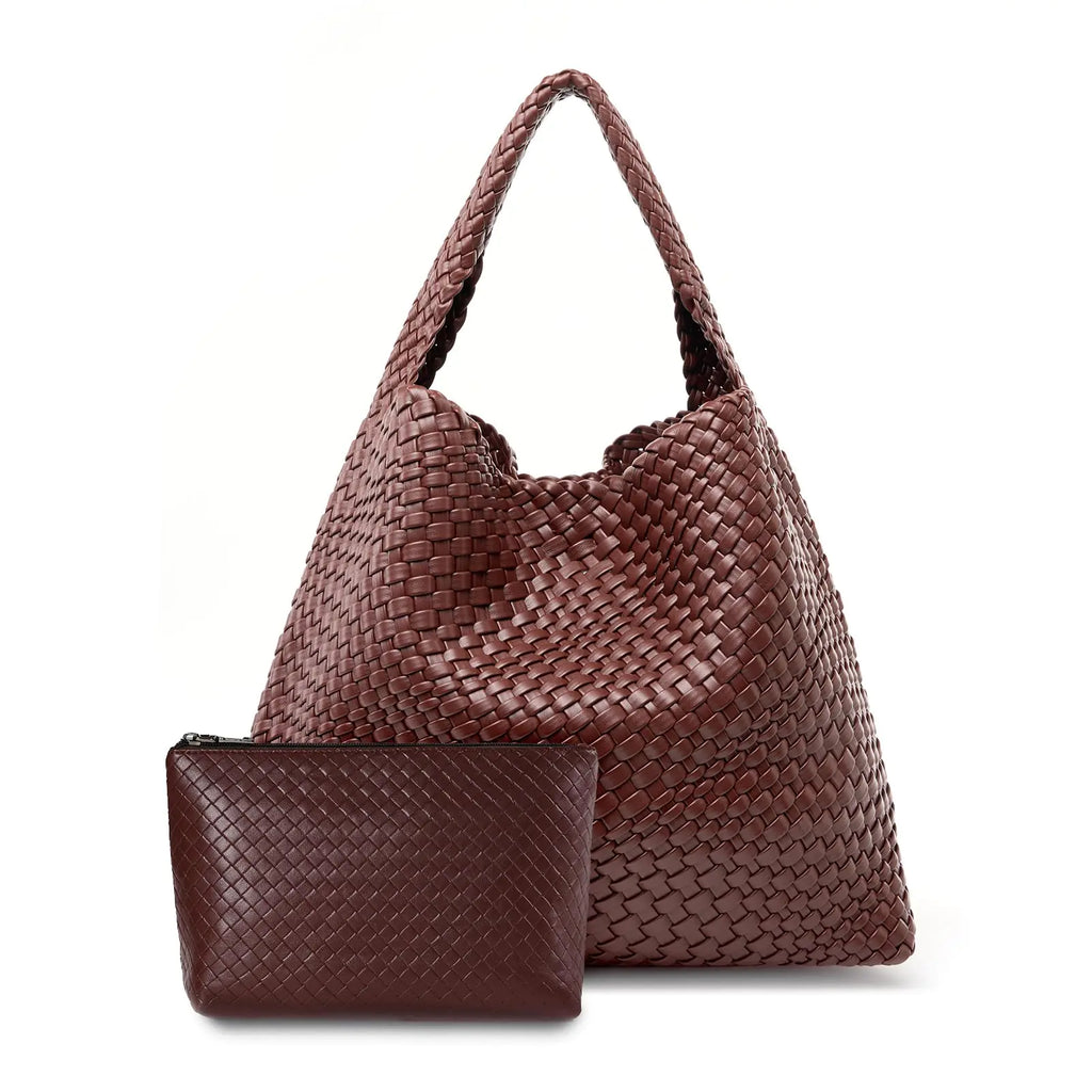 Gigi Large Woven Tote Bag