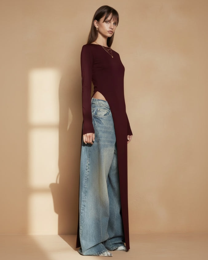 Rubina Long Sleeves Maxi top