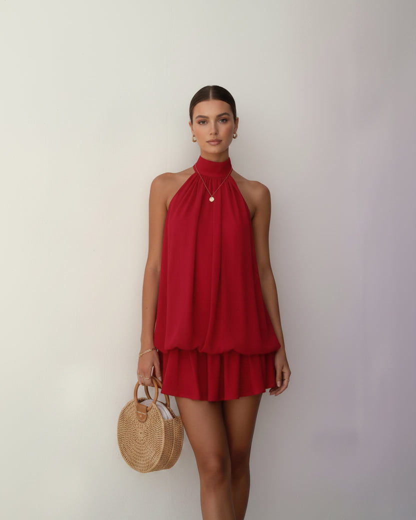 Pia Halter Neck Dress
