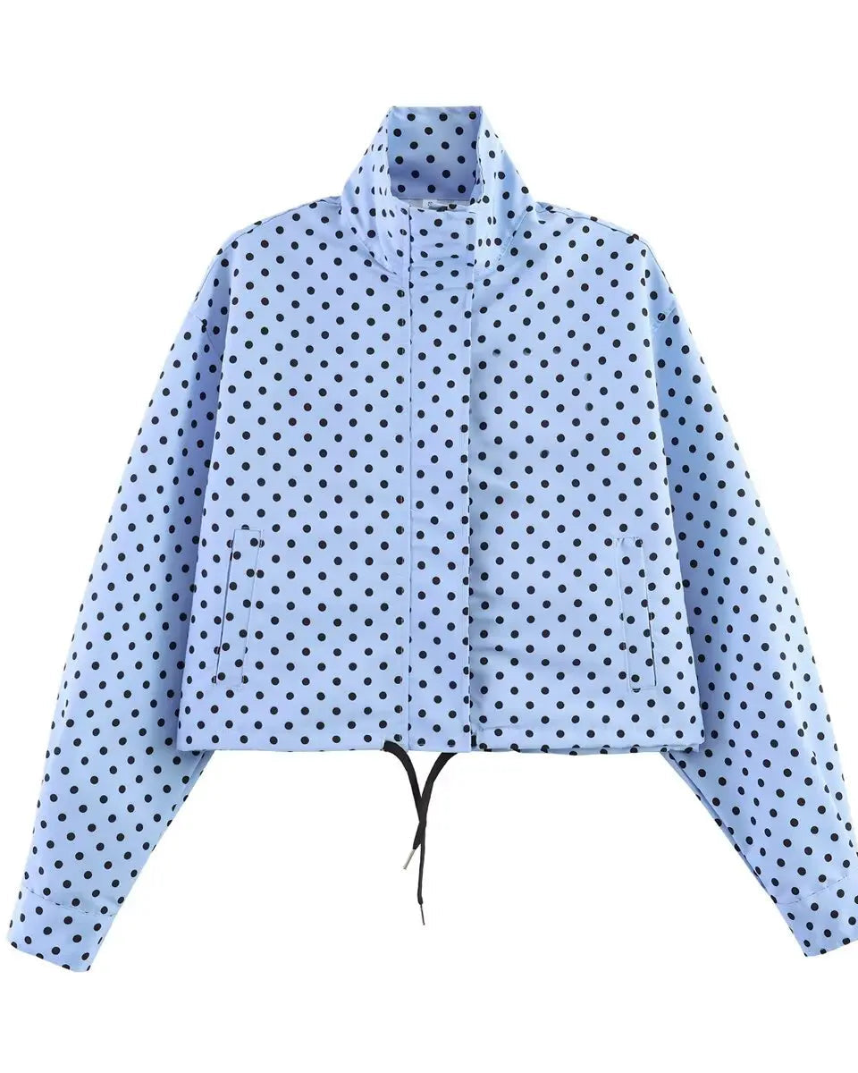 Pauline Polka Dot Print Jackets