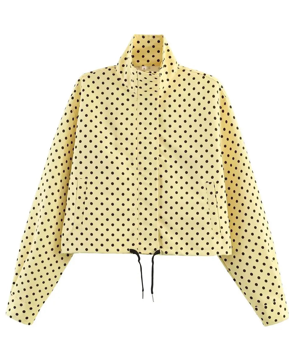 Pauline Polka Dot Print Jackets