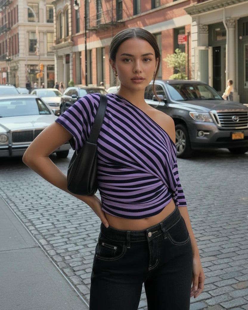 Sam Off Shoulder Short Sleeves Top