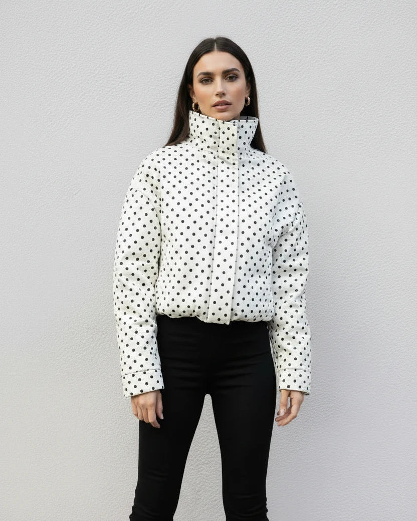 Pauline Polka Dot Print Jackets