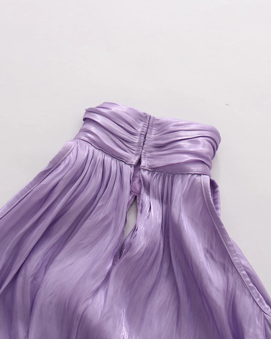 April Turtleneck Ruched Blouse