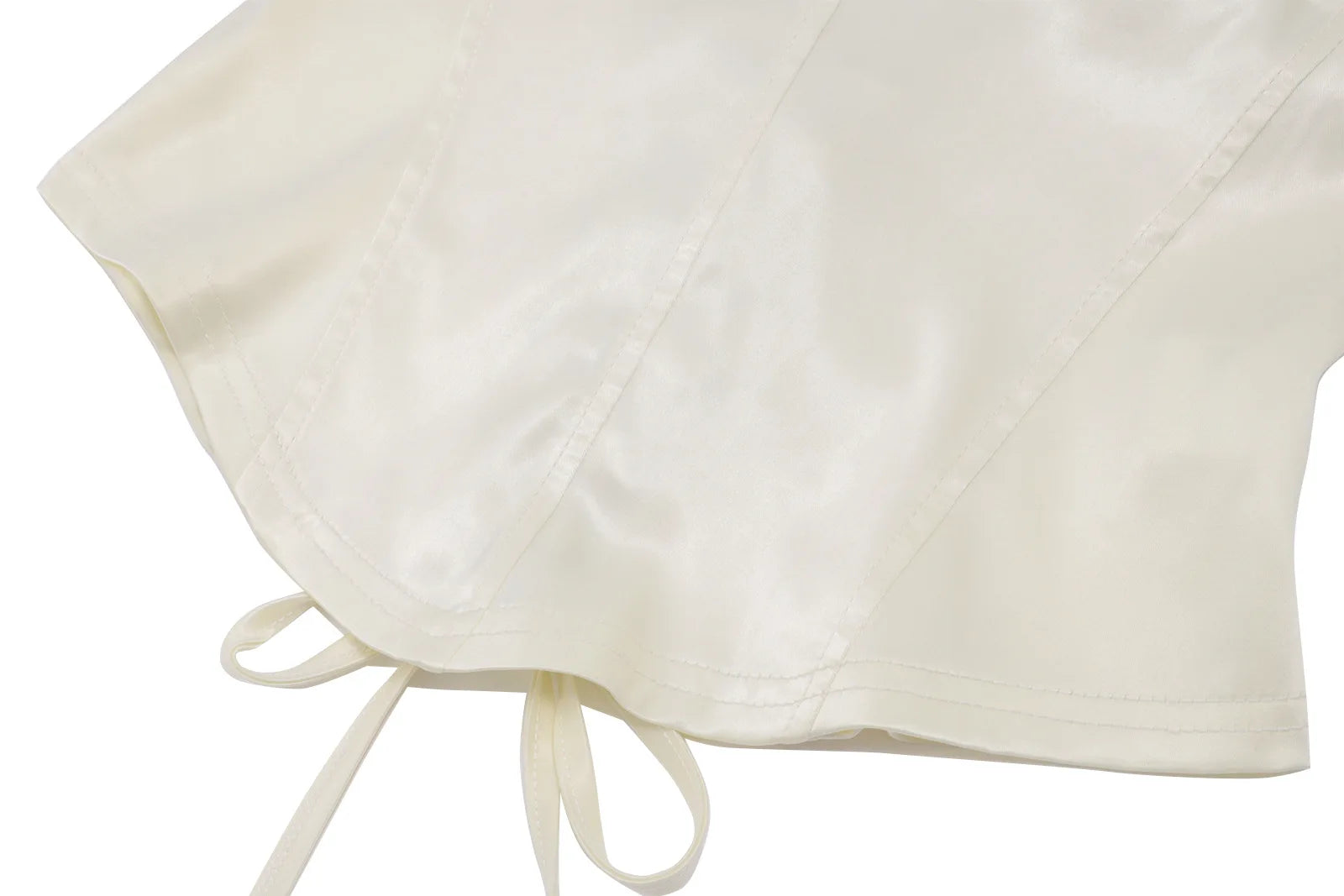 Mimi Satin Ruched Tank Top and Mini Skirt Set