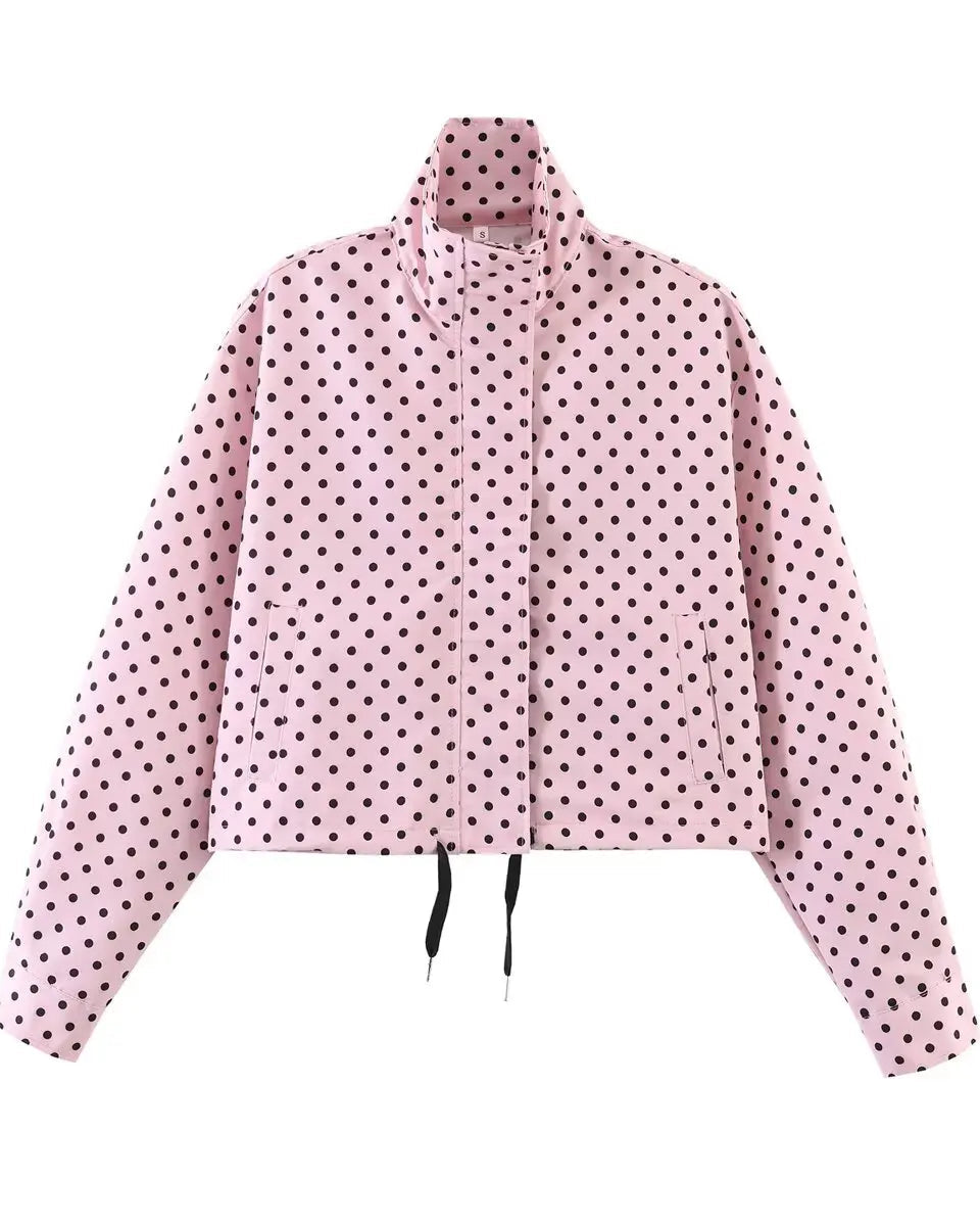 Pauline Polka Dot Print Jackets