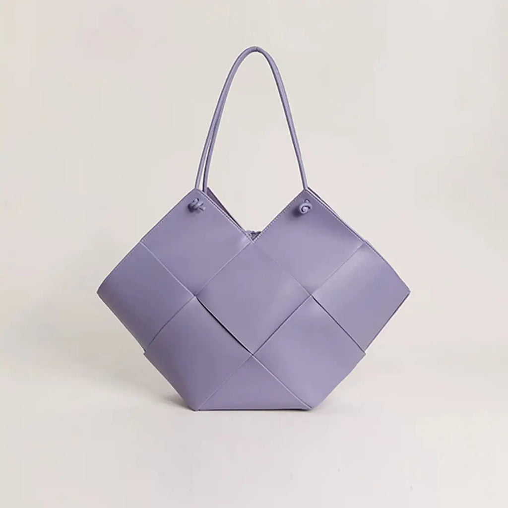 Mica Woven Soft Leather Handbag