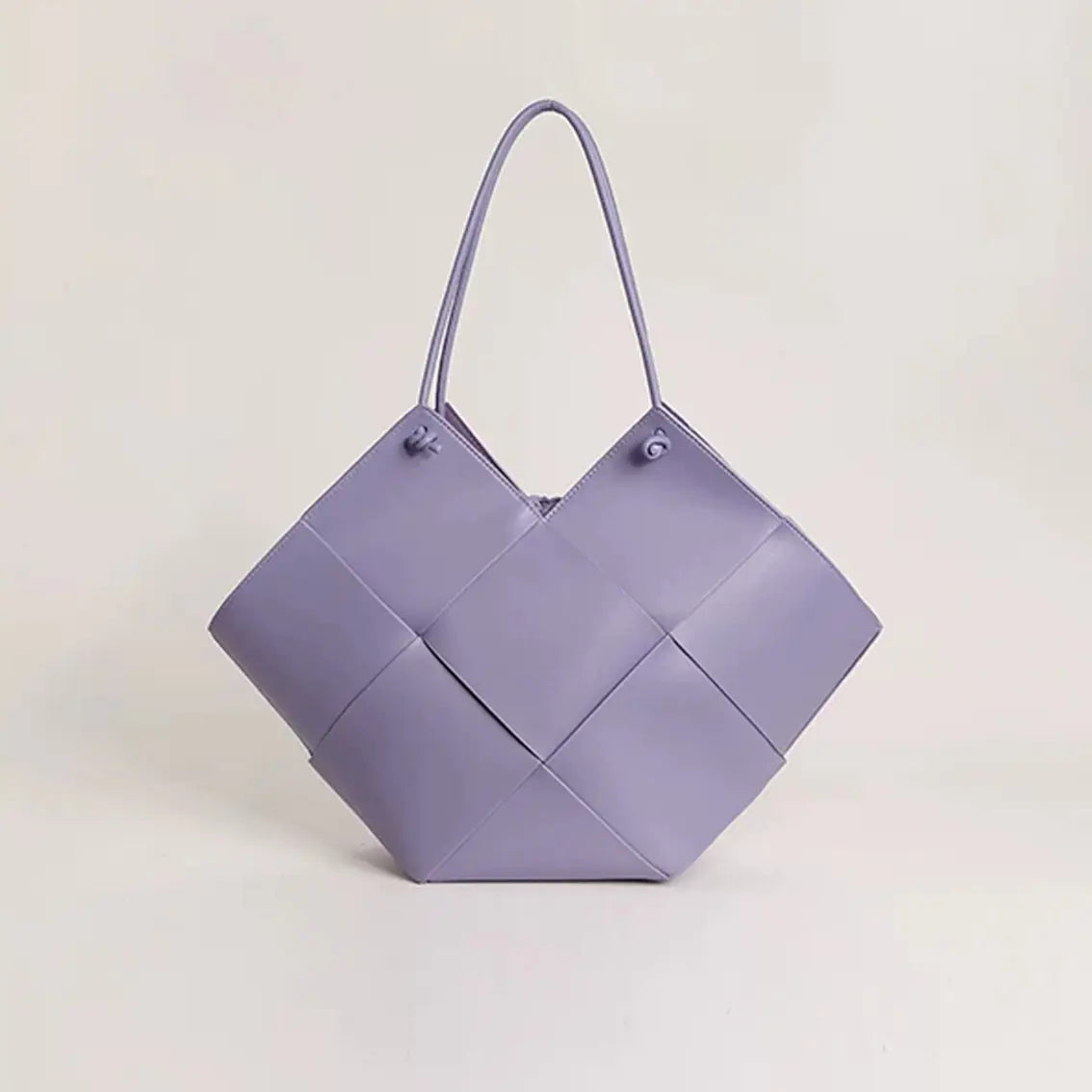 Mica Woven Soft Leather Handbag