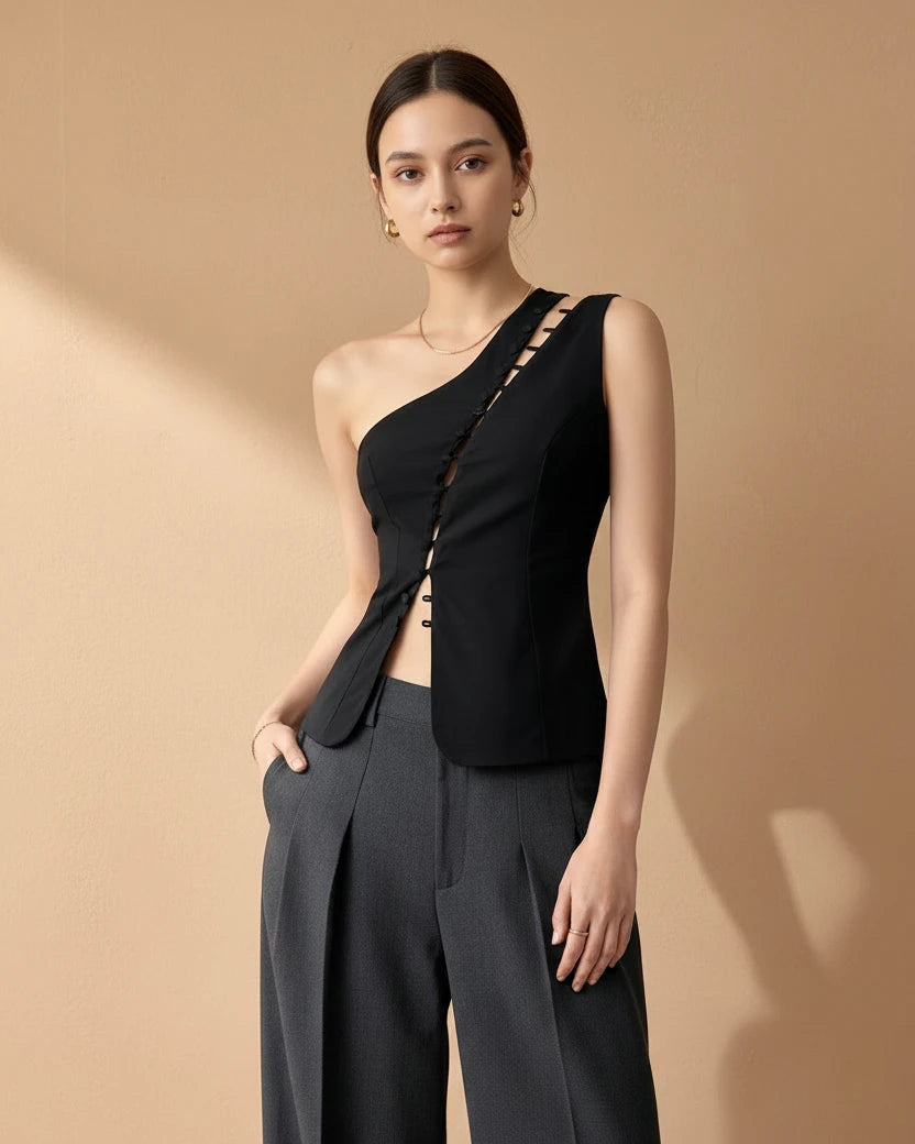 Joanna Asymmetrical Top
