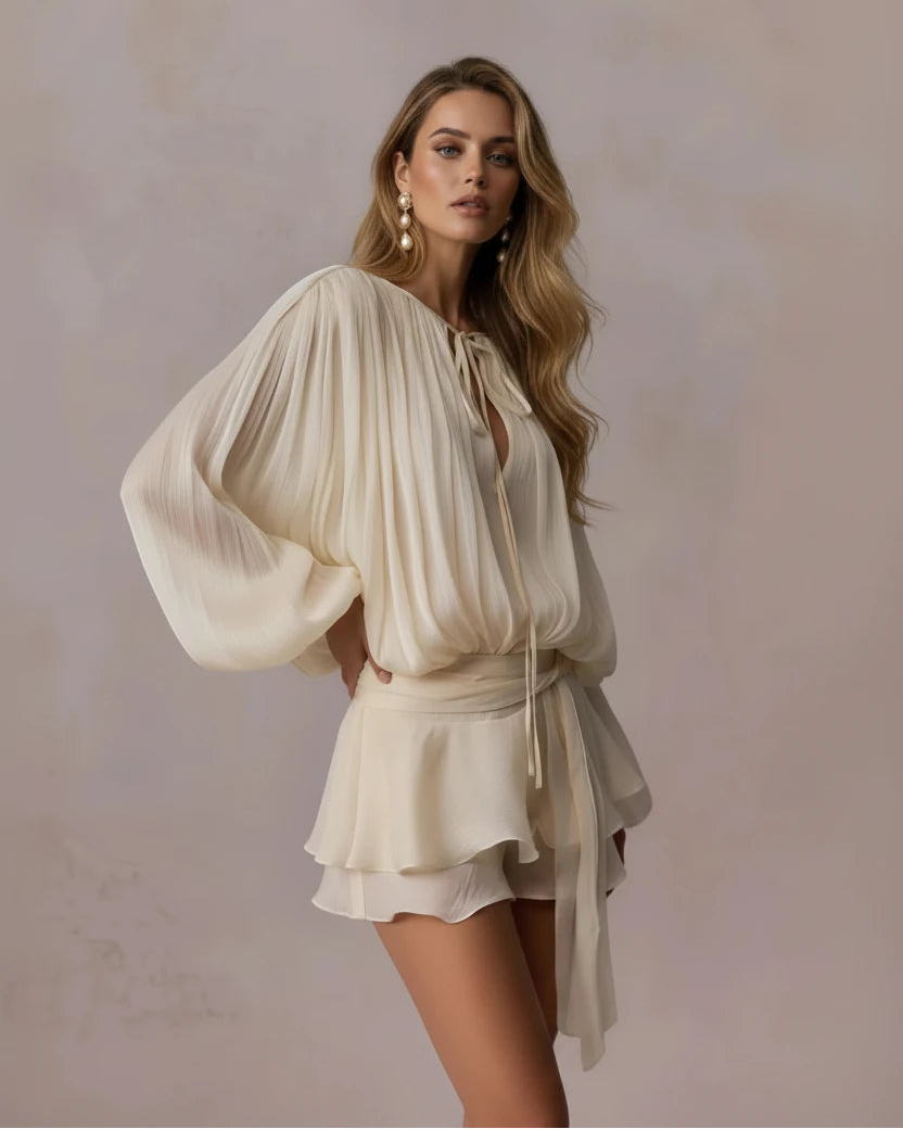 Pia Ruffle Mini Dress