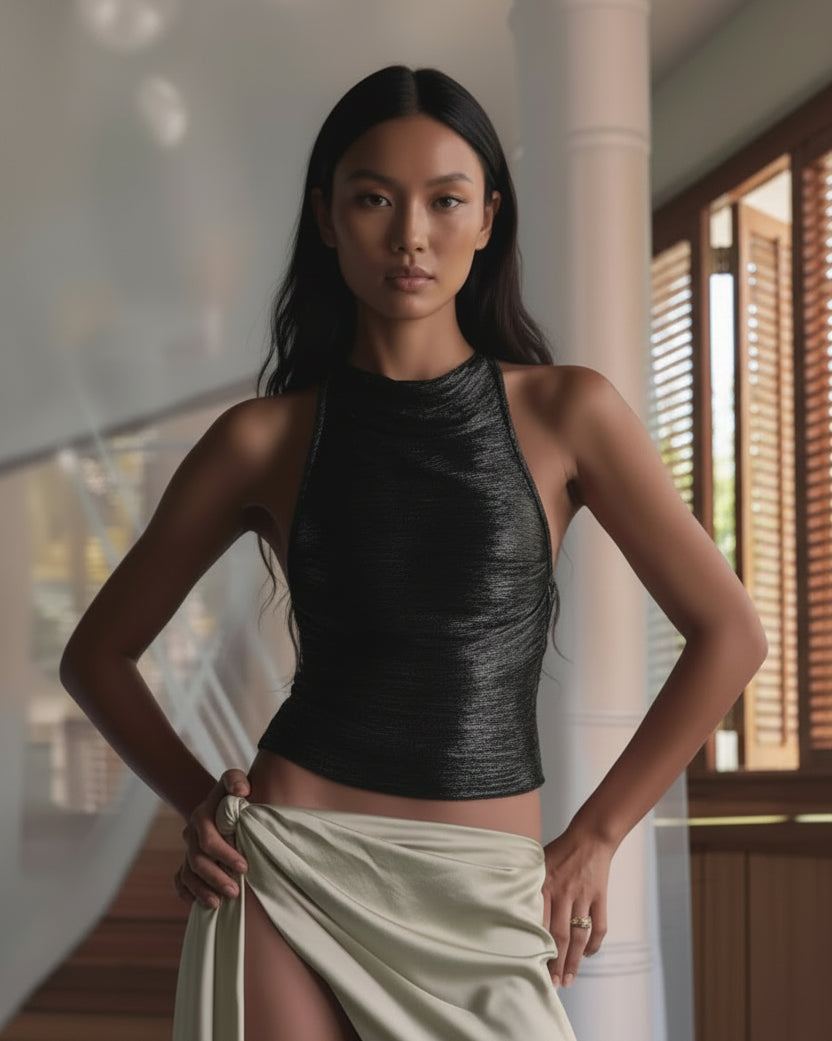 Sienna Fringe Halter Top