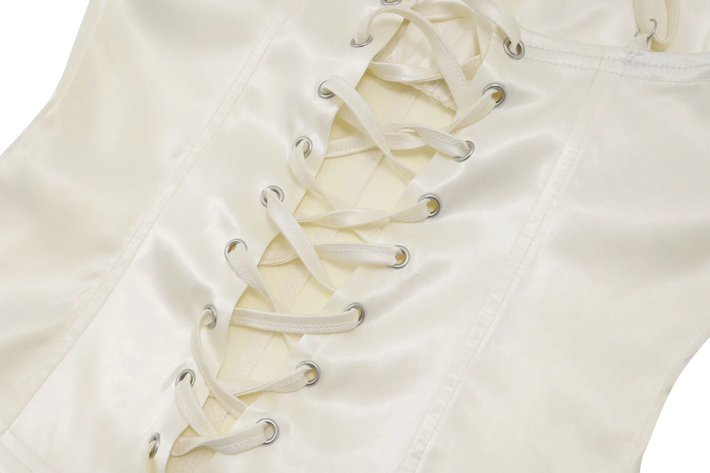 Mimi Satin Ruched Tank Top and Mini Skirt Set