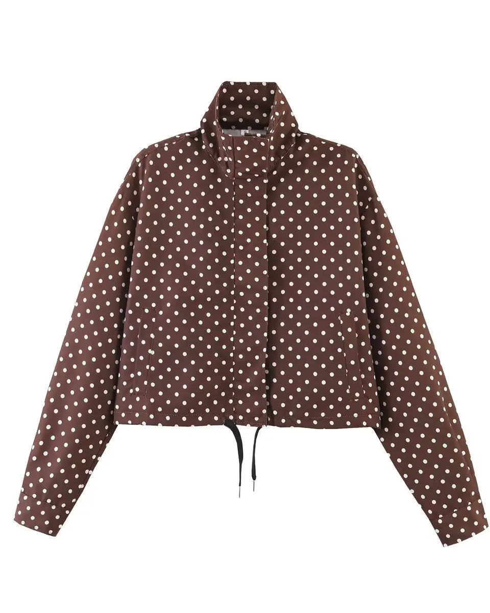 Pauline Polka Dot Print Jackets