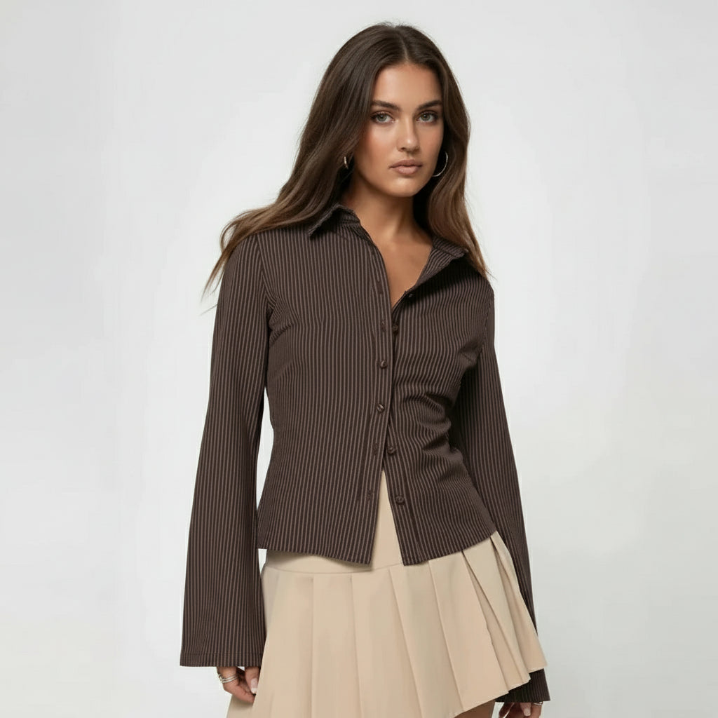 Laura Flared Sleeve Top