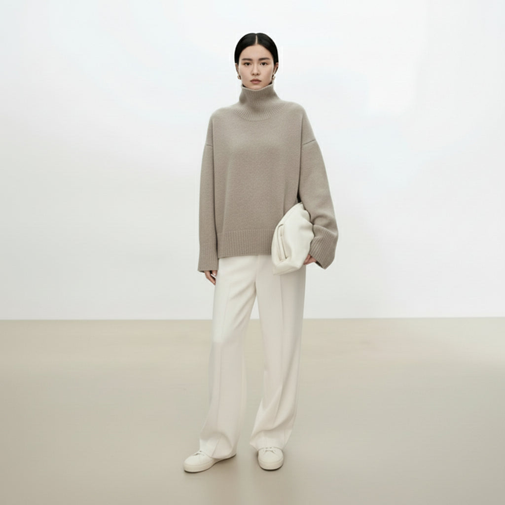 Jenny Wool Turtleneck Sweater