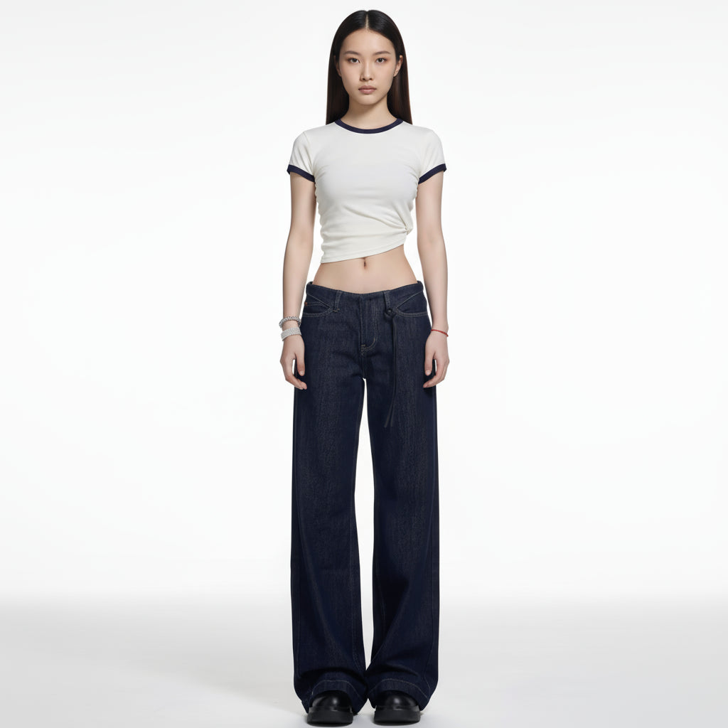 Amie Loose Straight Leg Jeans