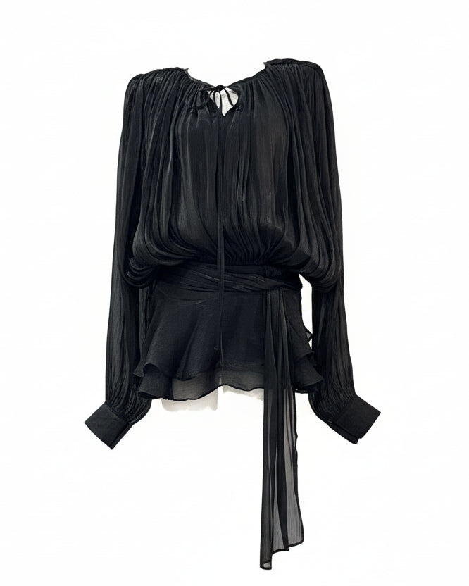 Ruben Ruffle Lotus Dress