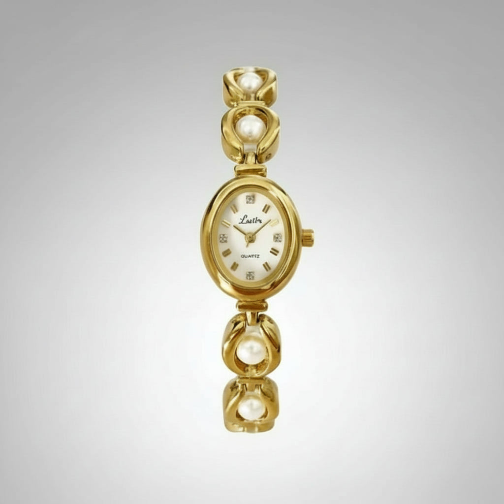 Pearla Gold Watch