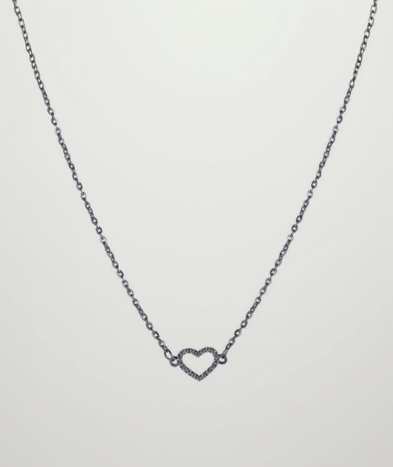 Heart Pendant Diamond Necklace