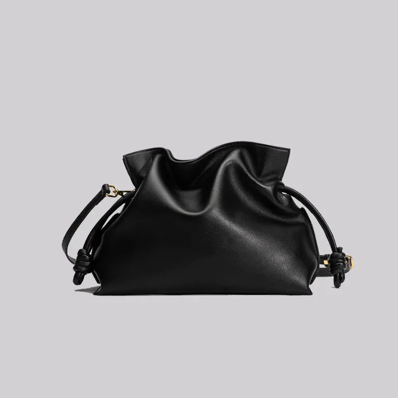 Briana Pleated Cowhide Bag