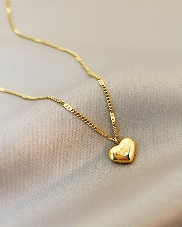 Vintage Love Heart Necklace