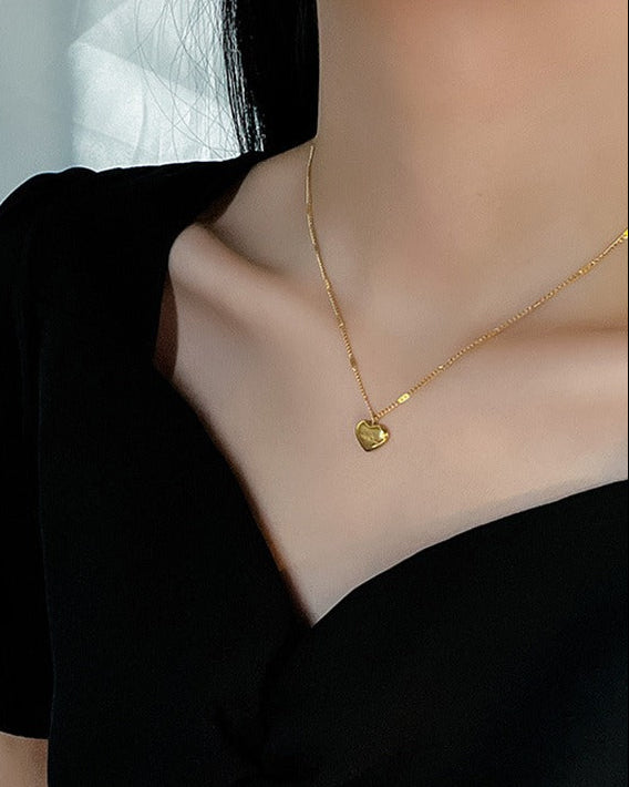 Vintage Love Heart Necklace
