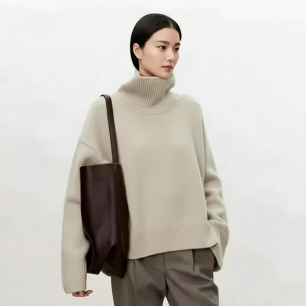Jenny Wool Turtleneck Sweater