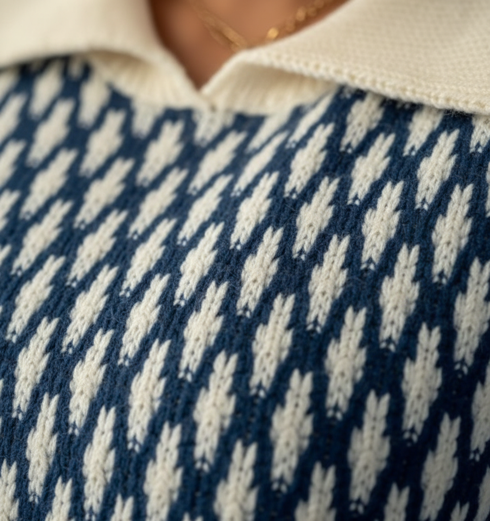 Jennifer Flat Collar Sweater